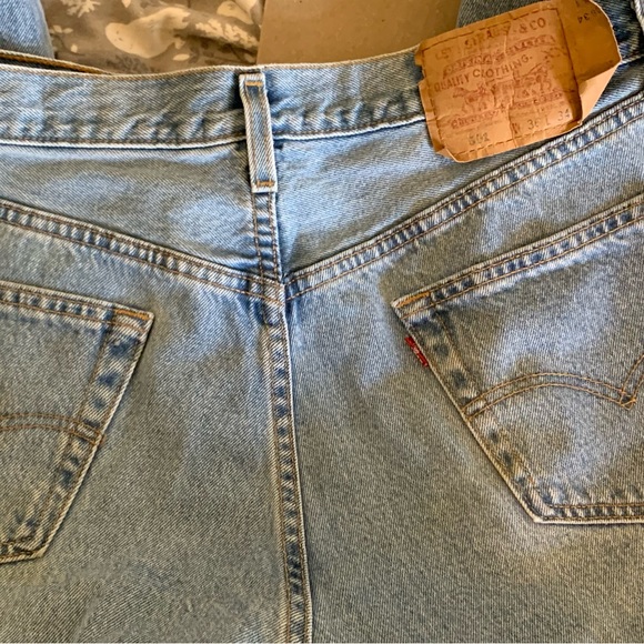 MENS VINTAGE 501 LEVIS FADED BLUE DECEMBER 1998 0134 33 X 33 SUMMER SCHOOL - Picture 9 of 16